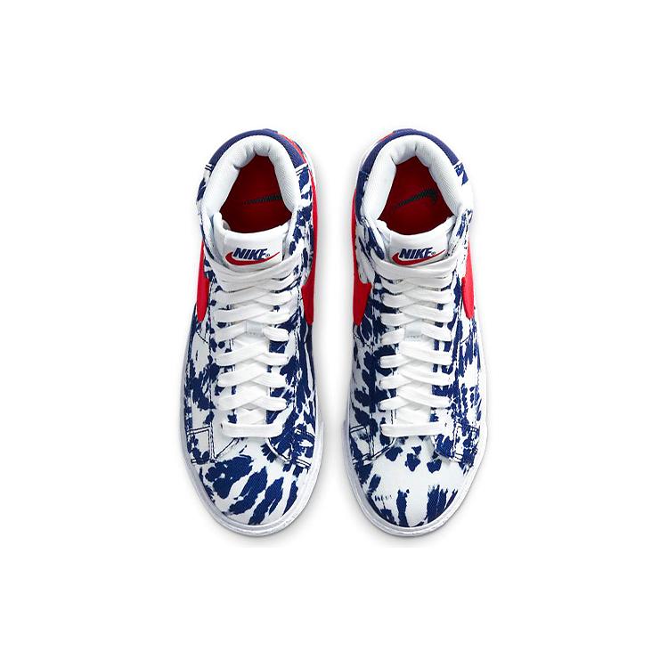 New Nike Blazer Mid SE University Blue Tie Dye GS CZ7882-600