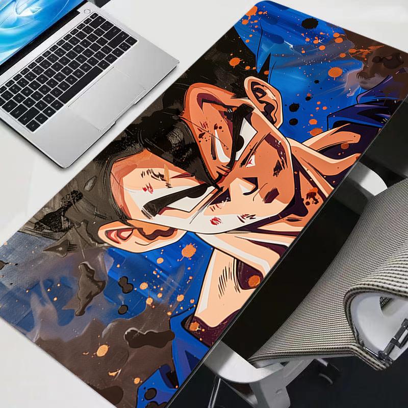 

Gohan Dragon Ball Z Mouse Pad Large Gamer Gaming Accessories Speed Keyboard Rubber Lock Edge Desk Mat Laptop DBZ mousepad 30x60x0.2cm