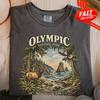 Olympic National Park Shirt, Souvenir, Outdoor Nature Tee, Scenic Mountain Tee, Mountain River Tee, Waterfall Graphic, USA Travel Tee