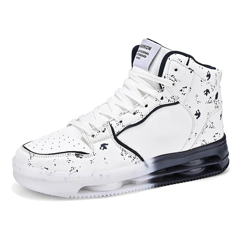 

Новые высокие цветные спортивные туфли с плоским верхом для мужчин 2024 года, модная дышащая обувь на толстой подошве для бега и отдыха 44