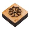 Flower Leather Cutting Die Wooden Base Steel Blade Multifunctional Leather Punching Mold Die Cutter for Decors Crafts