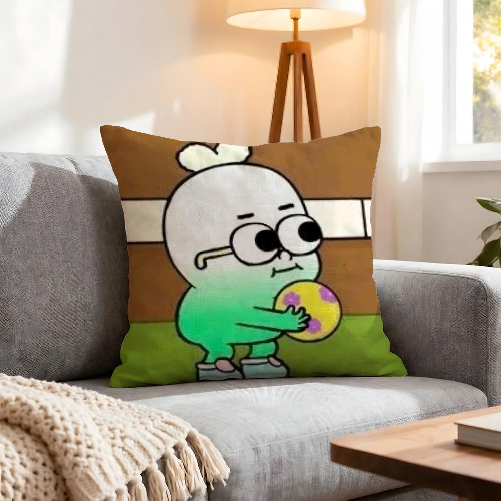 Cartoon Apple And Onion Cushion Cover 1Pcs Decorative Covers Soft Cushion Case For Sofa Couch Decor 40X40 45X45 Pillowcases