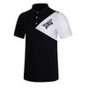Heren Golf Poloshirt Korte Mouw Sneldrogend Ademend Slim Fit Vezelmix Sport T-shirt