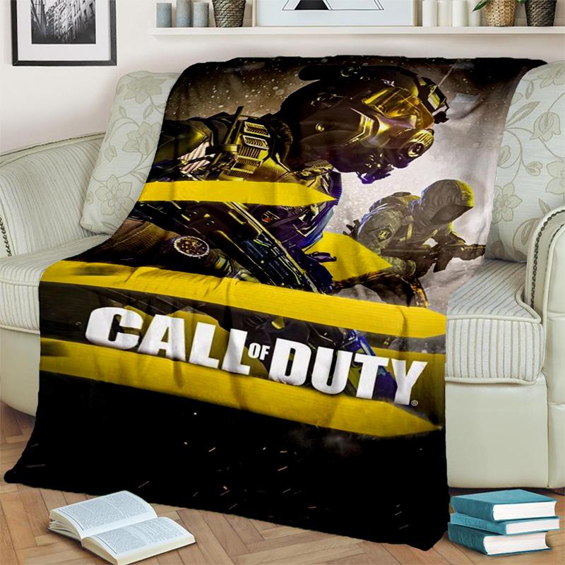 3D Call of Duty,COD Game, Gamer HD Blanket,Soft Throw Blanket for Home Bedroom Bed Sofa Picnic Travel Office Cover Blanket Kids