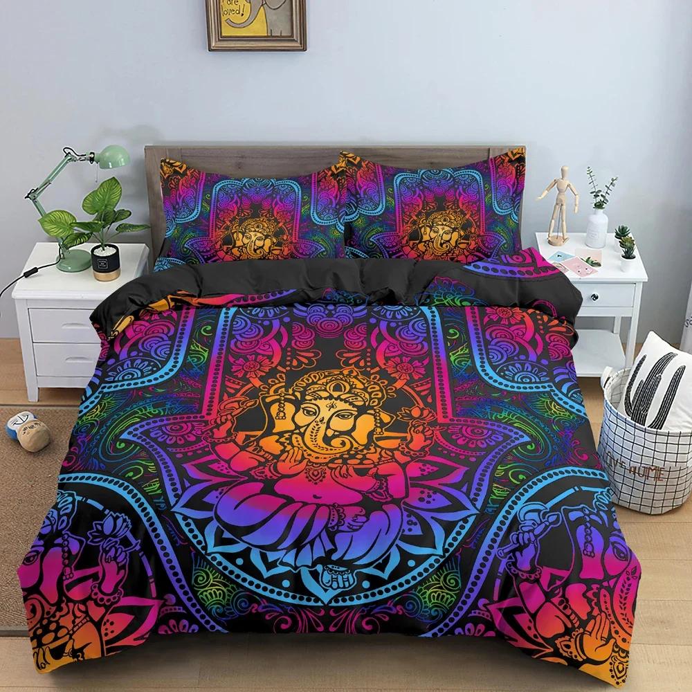 Divination Hand Duvet Cover Psychedelic Comforter Cover Bedding Set Personality Quilt Cover Queen King Size Bedclothes 2/3 Pcs