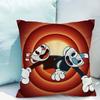 Cushion Covers 45x45 C-cuphead Ornamental Pillows for Living Room Pillowcase 40*40 Fall Decor Lounge Chairs Body Pillow Cover