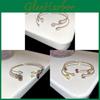 Geometric Zircon Star Shape Bracelet Set With Cubic Zirconia For Fashion Women