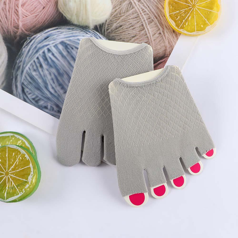 

Invisible Thin Women Summer Mesh Open Toe Socks Sock Slippers Half Palm Socks Cotton