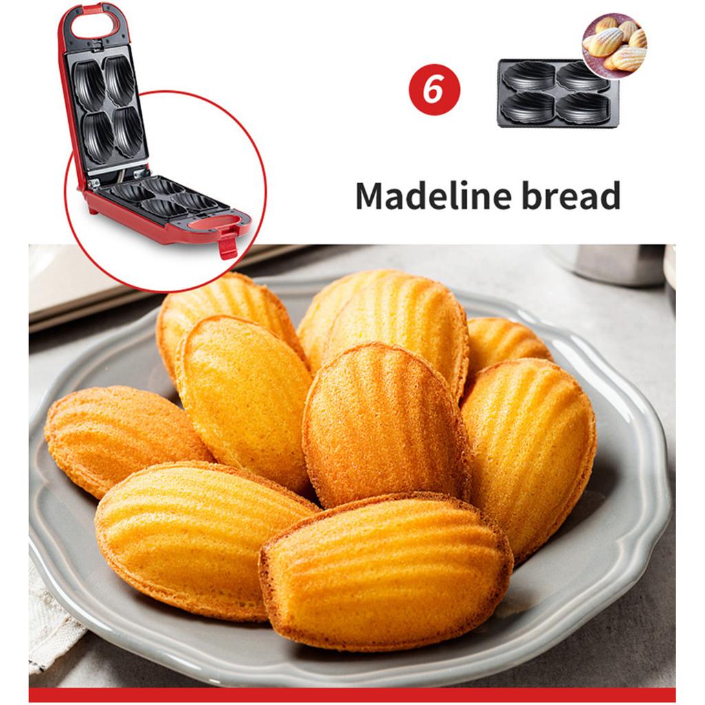 6 In 1 Donut Machine Waffle Machine Sandwich Machine Fried Dough Stick Machine Home Egg Tart Cake Breakfast Machine