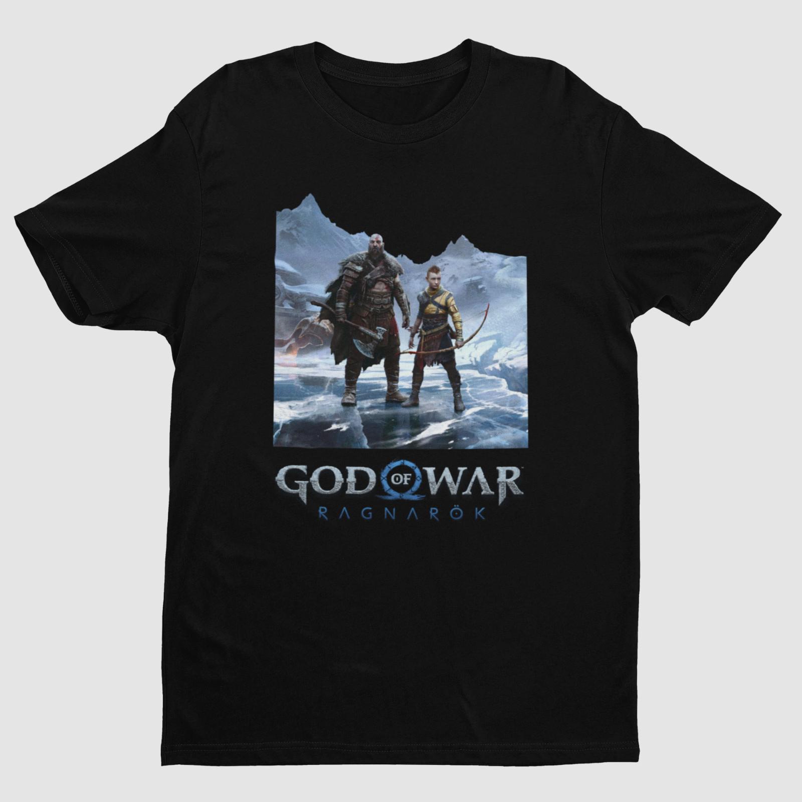 God of War Ragnarok Premium T Shirt Kratos and Atreus Art Gifts for Gamers S разноцветный