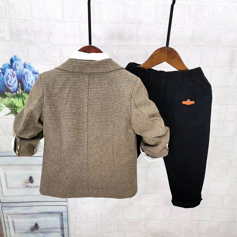 2025 Boys' Korean Style Spring/Autumn Blazer: Casual, Handsome & Formal Jacket for Kids