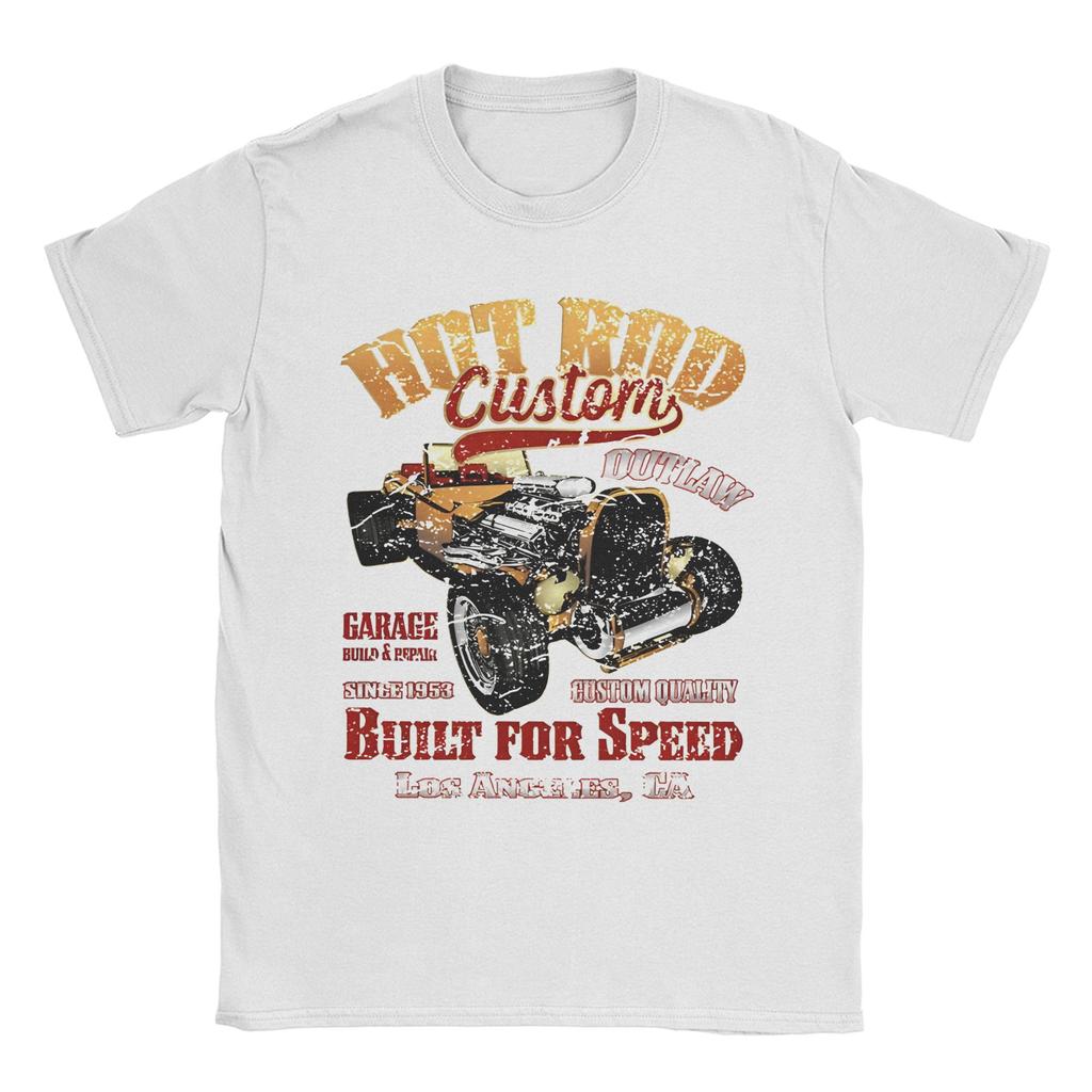 Hot Rod Tee Shirt for Men Women Printed T Shirts  100% Cotton Clothes