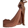 Spring and Summer New European and American Fashion Women's Clothing Sexy Gold Tassel Slim Dress Dress