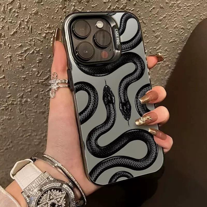 Python for Apple 15/14/16 Promax Mobile Phone Case Personalized Creative iPhone12/11Pro Hard Case 8