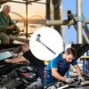 Gerüstwerkzeuge 12-Punkt Gerüstratsche Ergonomischer Griff Ratschend Verstellbar Leichtes Schraubenschlüsselaufsatz Für Werkzeuge
