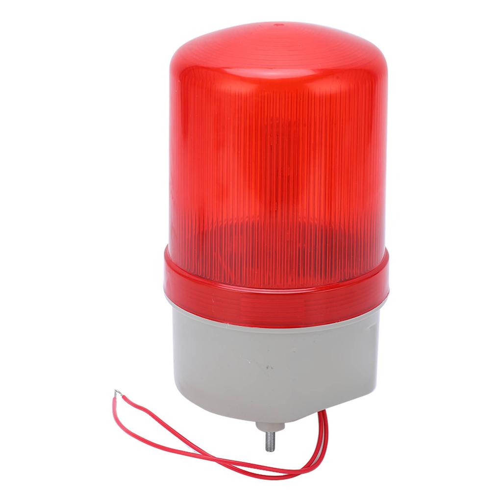 Rote Drehwarnleuchte Hohe Helligkeit Einstellbarer Ton Licht Alarm Blinklicht 220V 2W
