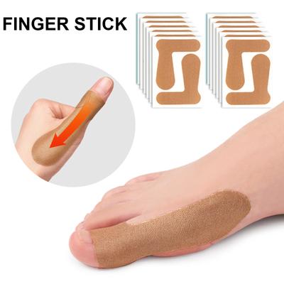 20 Stück Großzehen-Korrekturspangen Hammerzehen-Richter Großzehen-Korrektor-Band Klebe-Fußricht-Bänder