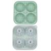Scatola Stampo per Palline di Ghiaccio da Golf Calcio Silicone Griglia Ghiaccio per Pub Bar Cocktail Feste in Casa
