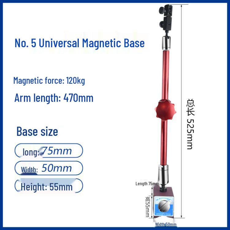 Universal Magnetic Dial Indicator Stand with Strong Magnetic Base