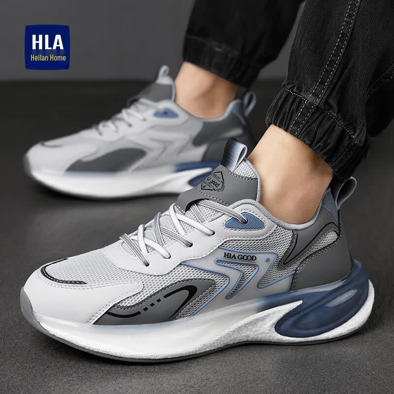 HLA Men s Fashion Thick-Soled Patchwork Casual Sports Shoes M157 40