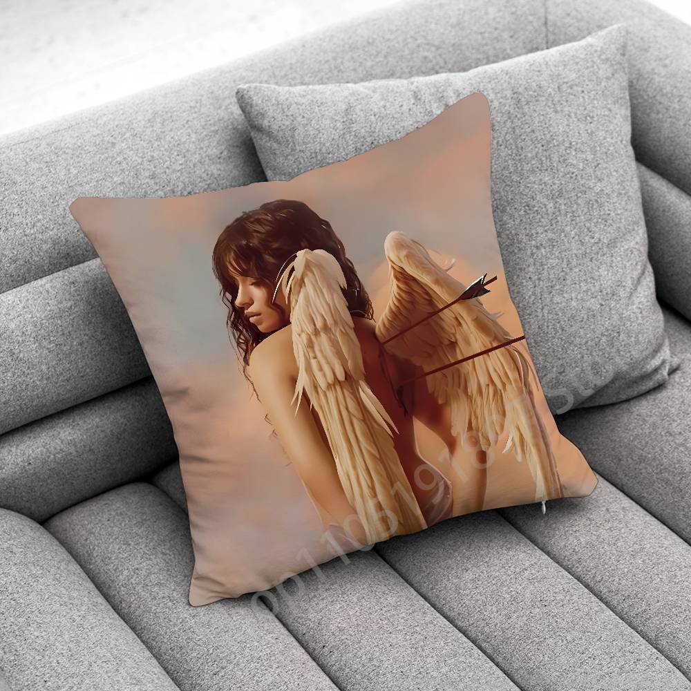 C-Camila C-Cabello Romance C XOXO Familia Throw Pillow Case For 45*45cm 40cm 55cm 50cm 30cm Square Car Pillowcase Shell