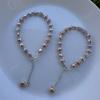 Baroque Pink & Purple Freshwater Pearl S925 Sterling Silver Irregular Bracelet