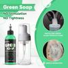 Green Tattoo Soap 4OZ with Foaming Bottle , Tattoo Soap Tattoo Supplies for Tattoos Piercings, Clean Skin Equipment