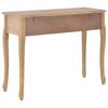 Dressing Table   Console Table with 3 Drawers Brown