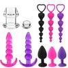 Silicone Butt Plug Training Soft Anal Plug Prostate Massager Stimulator Adult Supplies Anal Sex Toys For Women Man Gay