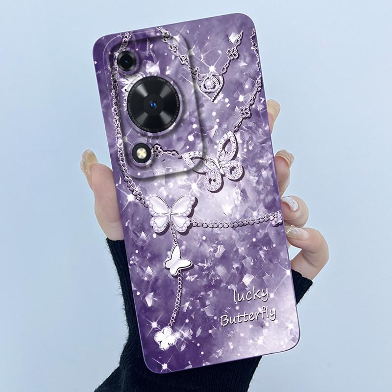 For Huawei Nova Y72 Phone Case Fashion Simplicity Flower Matte Silicone Shell For Huawei Nova Y72S Y63 Y 72 Back Cover Housing