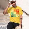 Funny Break Dancing B Poses Retro Vintage Hip Hop T Shirts Unisex Streetwear Tee Shirt Short Sleeve Unisex Loose Clothing  New