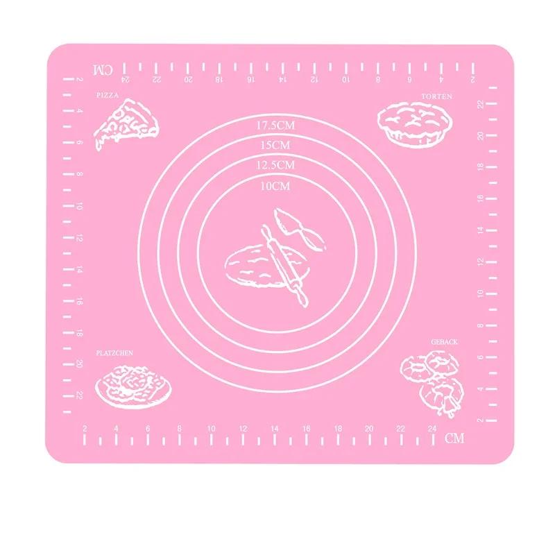 Non-Stick Thickening Rolling Dough Liner Pad, Pastry Cake Bakeware, Paste Flour Table Sheet, Silicone Kitchen Tools