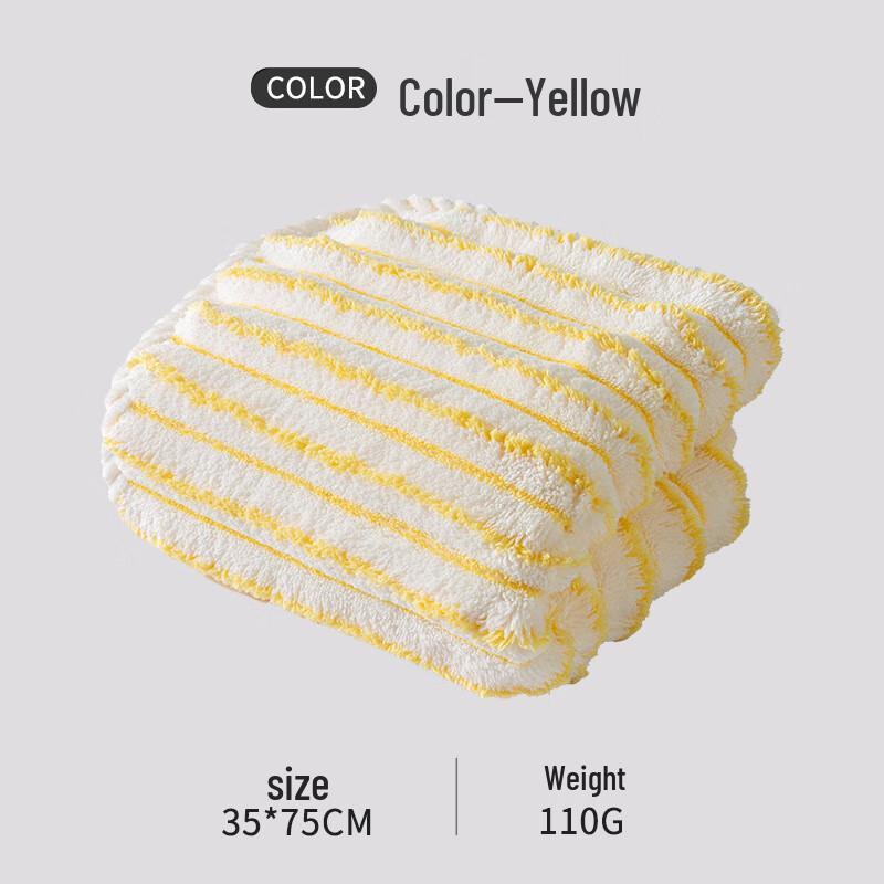 Coral Fleece Super Absorbent Striped Towel - 4 Pack