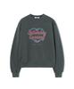 THE SATURDAY EVENING POST Heart Saturday Graphic Sweat Shirt_Charcoal