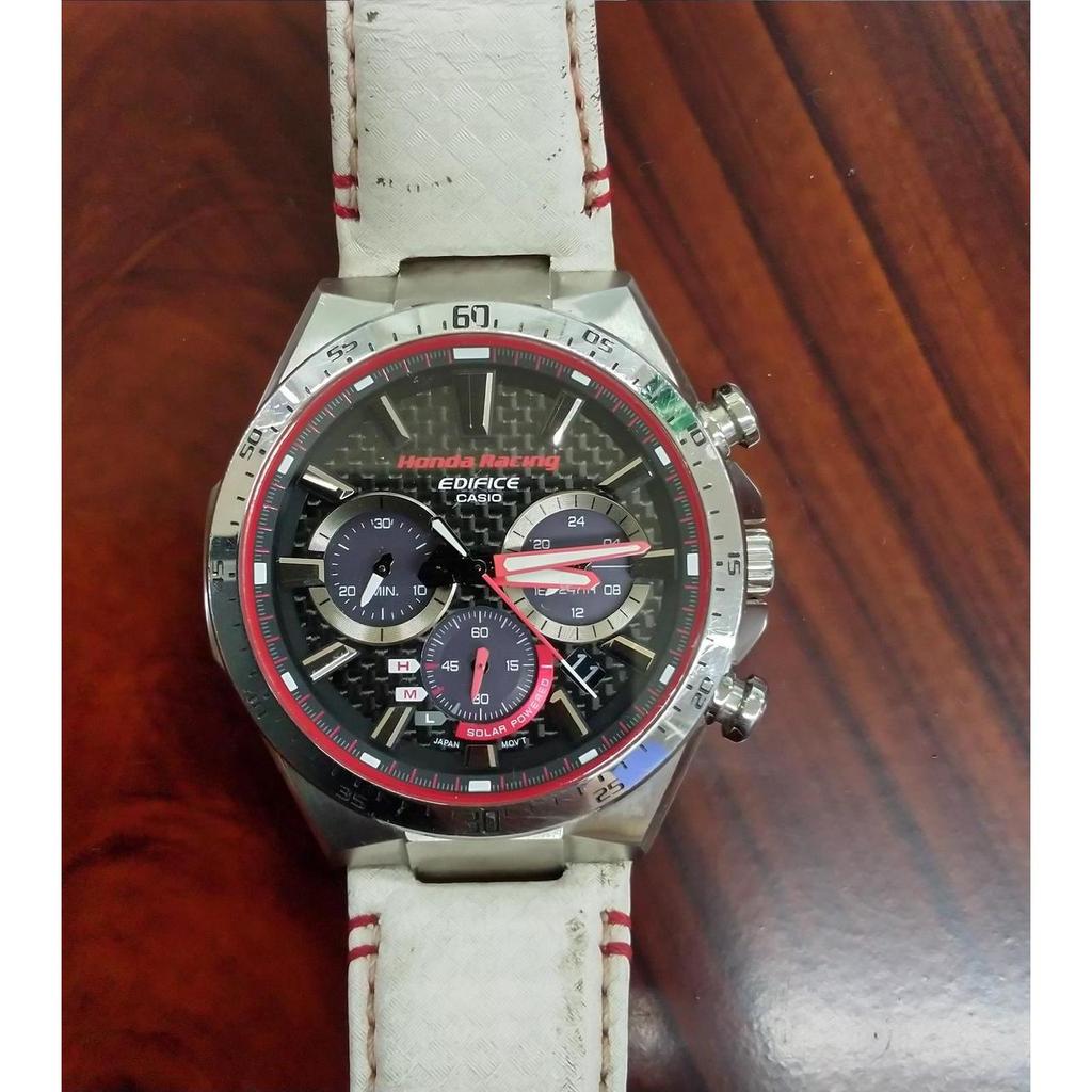 Used CASIO EDIFICEHONDA RACING EQS-800H Solar Quartz Watch