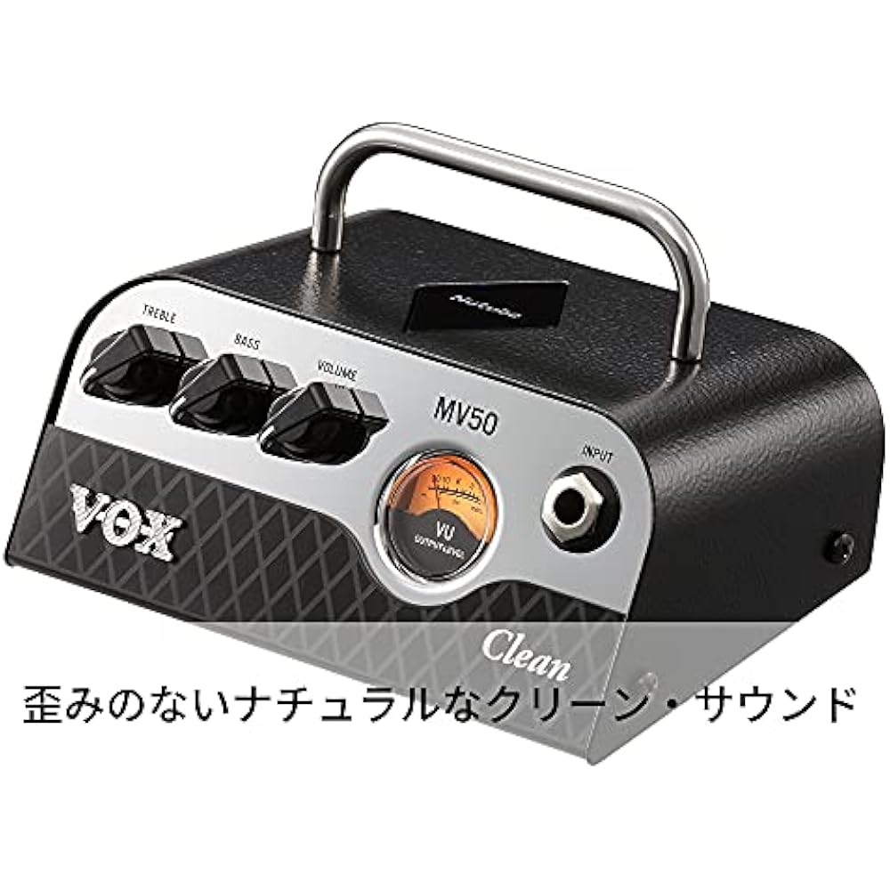 Vox Nutube Equipped Ultra-compact Head Amplifier for Guitars, MV50 Clean, Surprisingly Lightweigh...