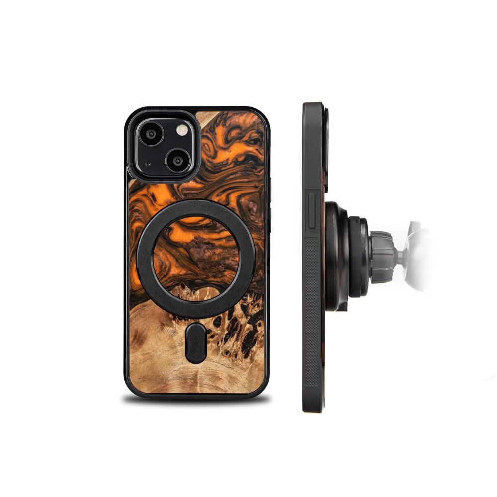 Bewood Unique case for iPhone 13 Mini - Orange with MagSafe