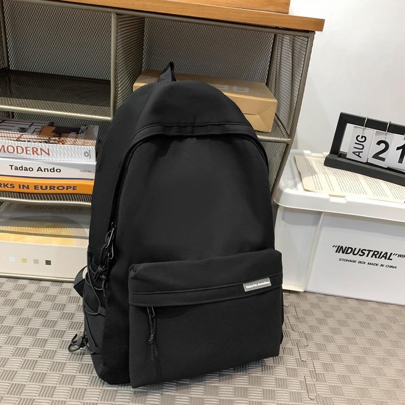 

Рюкзак женский студент колледжа старшеклассник езда на работу школьный рюкзак 2024 новый рюкзак для путешествий на открытом воздухе чёрный