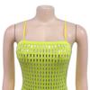 Elegant Rhinestone Backless Spaghetti Strap Dress - New Women's Fashion Style