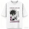 Demon Slayer Anime Printing Oversized Cotton Tshirt Men and Women Comfortable Harajuku Trend Y2K Summer Short Sleeve Tshirt