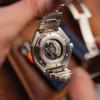 Orologio Dumas Automatico 30 ATM Resistente all'Acqua Vetro Zaffiro Quadrante Nero [SPINNAKER] SP-5119-44 da Uomo [Autentico]