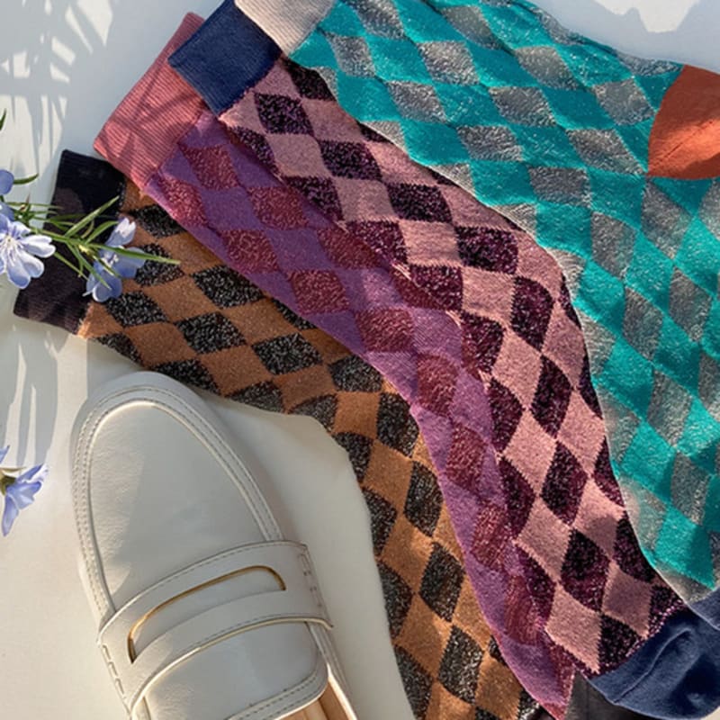 biarritz socks mercury pearl socks 4 colors