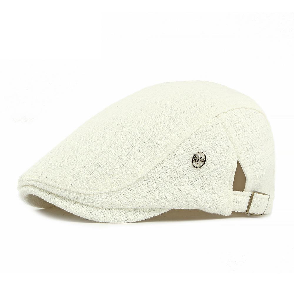 

Весенне-осенний берет Женская британская кепка-восьмиклинка Винтажная кепка с козырьком