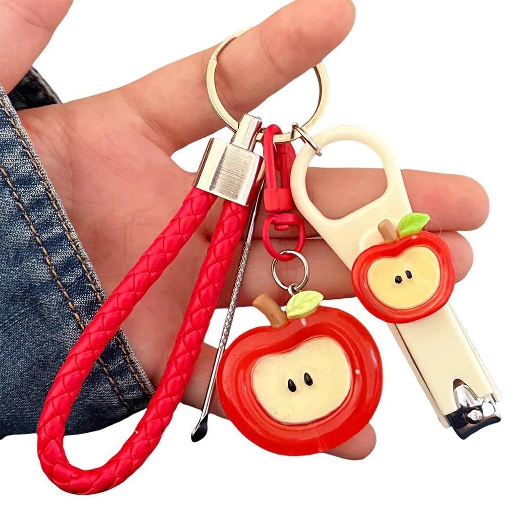 Exklusivt erbjudande för nykomlingar: Söt äpple-nyckelringshänge för väskor