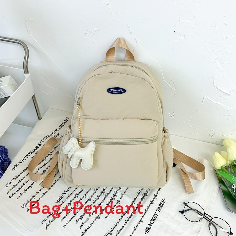 Lightweight Kids Simple Backpack With Color Block Design For School Learning