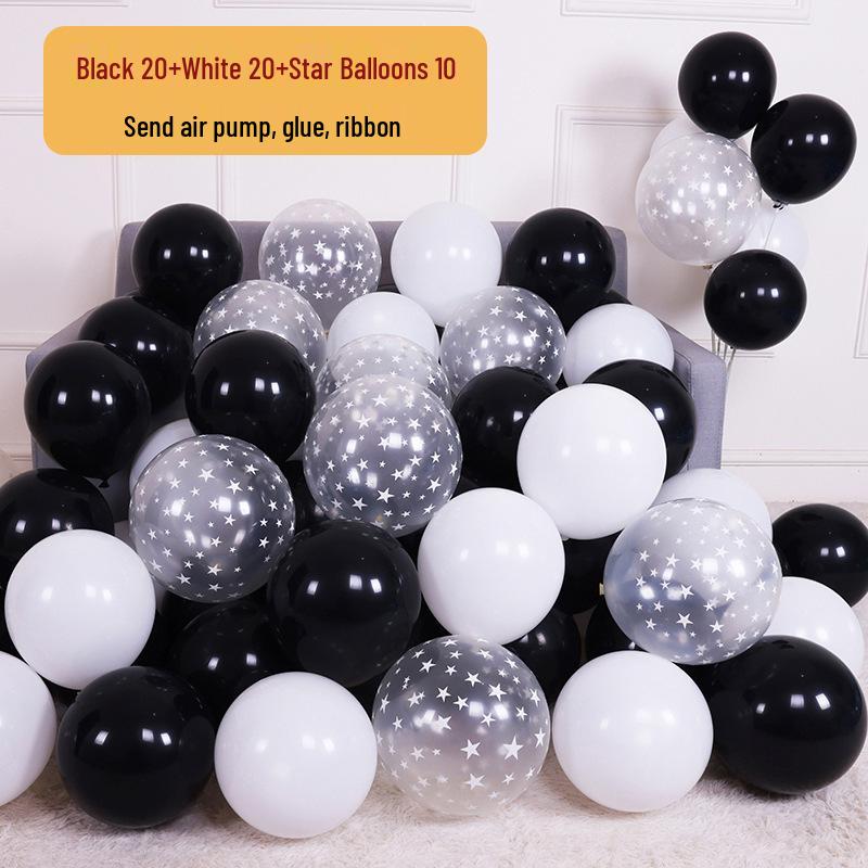 Starry Night Balloon Set: Wedding Room & Birthday Party Decoration