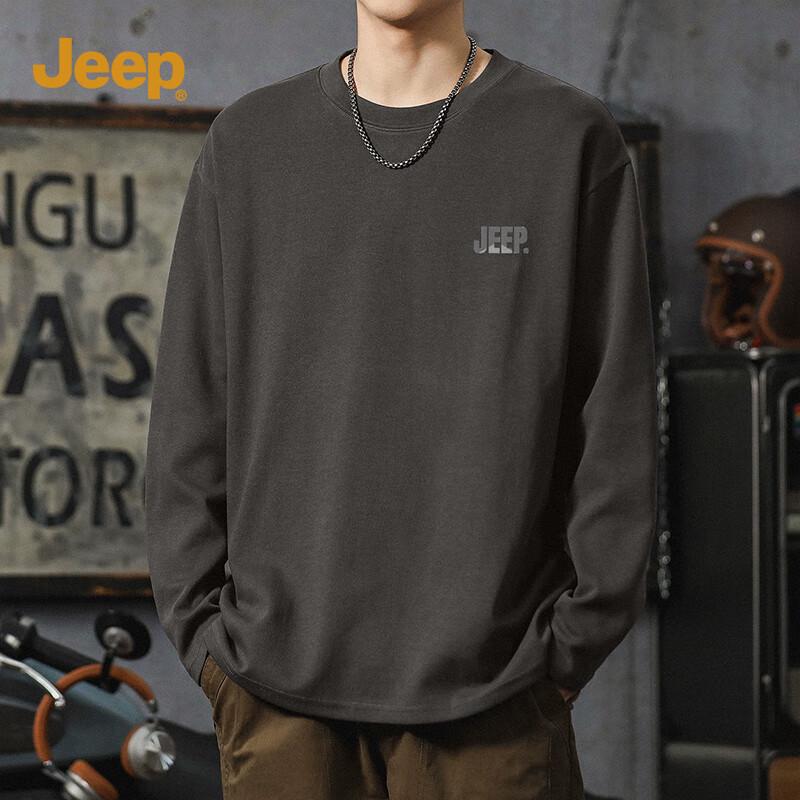 JEEP Men s Cotton Long Sleeve T-Shirt