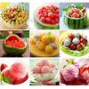 1pc Double Headed Fruit Carving Spoon DIY Ice Cream Salads Desserts Ripple Ball Digger Decoration Kitchen Tool YMY