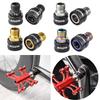 2 pcs Bike Pedal Extenders Aluminum Alloy, Road Extender, Extended Pedal Spacer 9/16 in Parts, Equipment