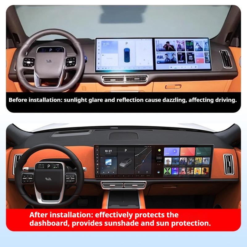 For Li LiXiang L6 L7 L8 L9 Car Dashboard Sunshadee Pad Center Console Sun Protection Cover for Vehicle Interior Modification